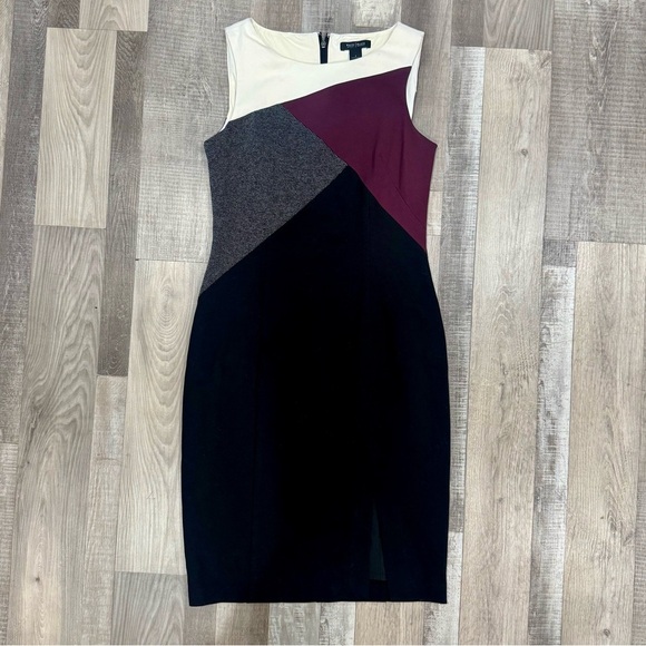 WHBM geometric/ colorblock sleeveless sheath dress ❤️ - Picture 2 of 6